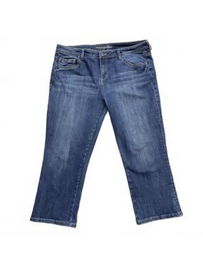 Warehouse One Women's Size 18 Blue Jeans Stretch Cotton Blend Classic Fit